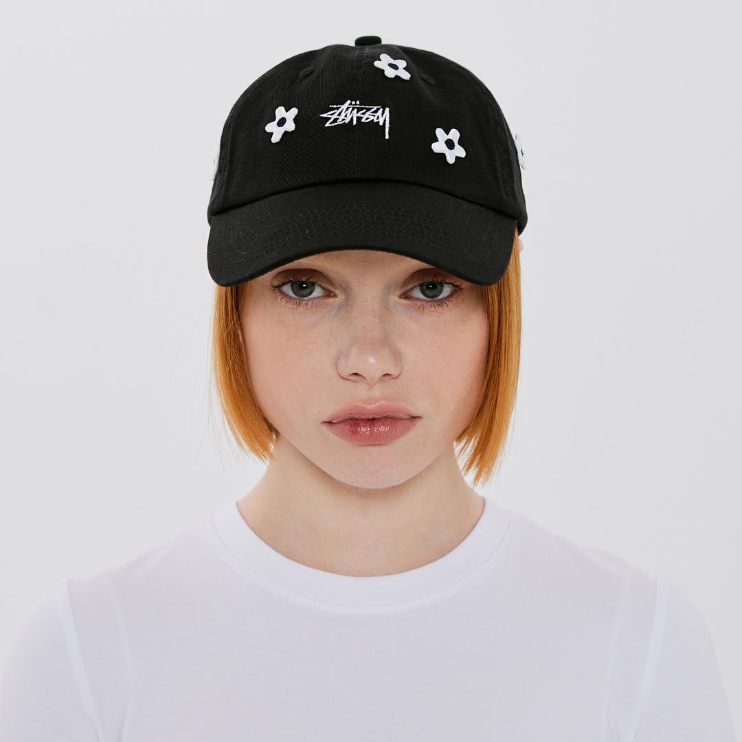 LIMITED [STUSSY] stock low profile emb cap black