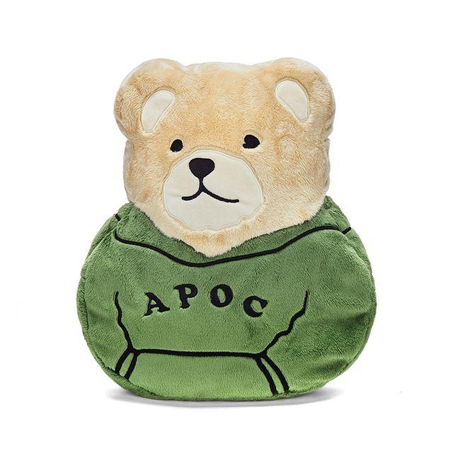 Signature Bear Cushion&Blanket_Green