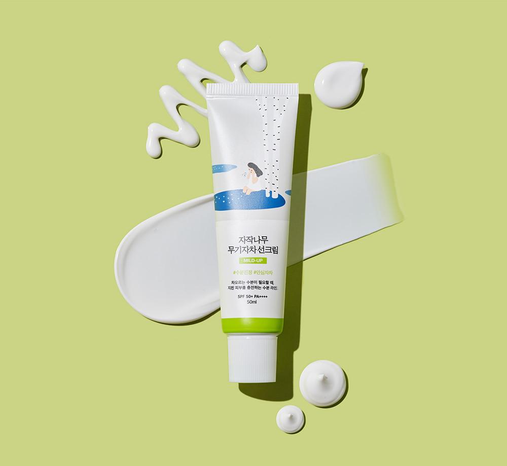 라운드랩 자작나무 무기자차 선크림 50ml (SPF 50+ PA++++)[증정:자작마스크,클렌징패드(주소지당1회)]
