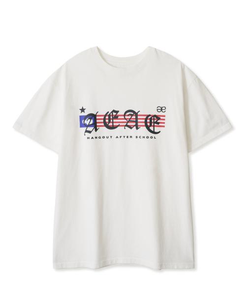에이이에이이(AEAE)  AEAE AMERICA T-SHIRTS [WHITE] - 사이즈 & 후기 | 무신사