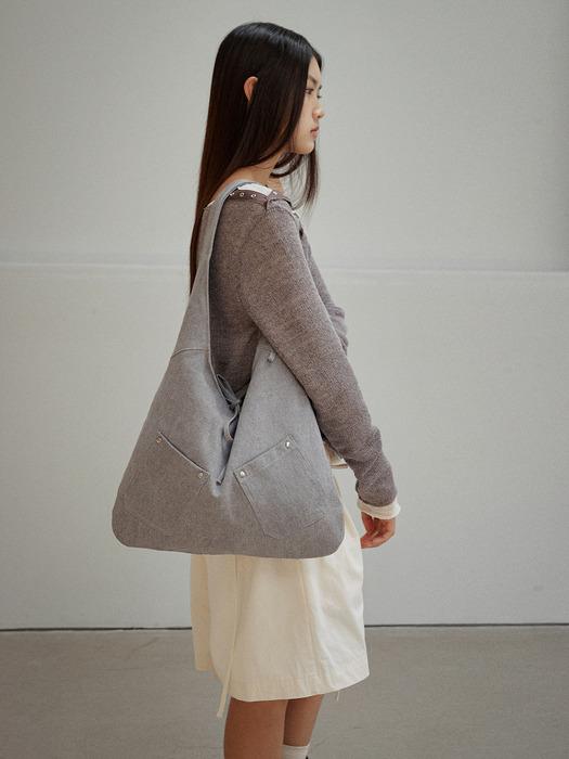 POCKET STUD BAG [ CHARCOAL ]