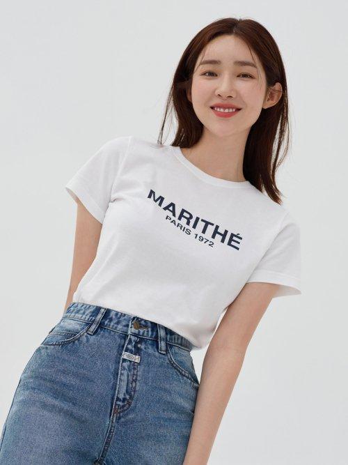 MARITHE W REGULAR MARITHE TEE white