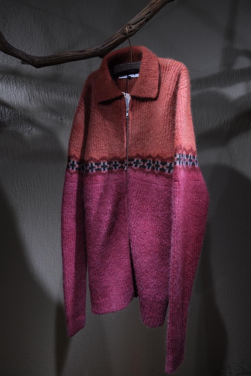 Ranra 란라 VIMA Knit Zip Up - Eggplant