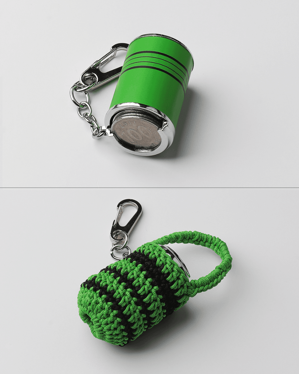 사우나 동전 케이스 키링