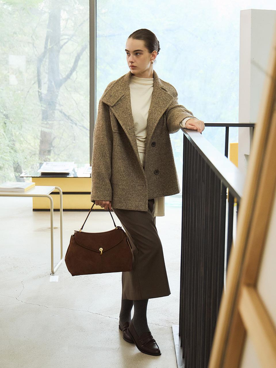 주피터 사첼백 라지 스웨이드 LW5AB5830_I8