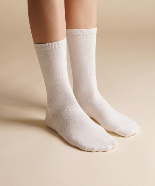 [8팩] 20cm 무지 긴목 장목 양말