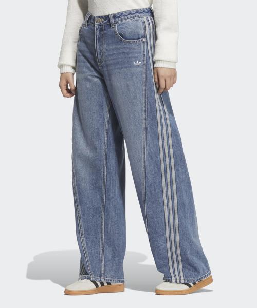 아디다스(ADIDAS)  루즈 데님 팬츠 - 블루데님 / JN0726 - 사이즈 & 후기 | 무신사