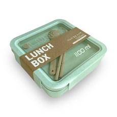 다소다 밀짚 도시락 정사각 1100ml