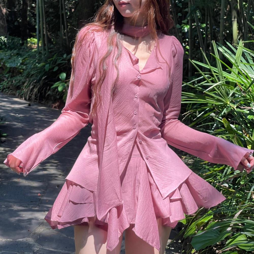 유앤미 요정 블라우스 스커트 세트