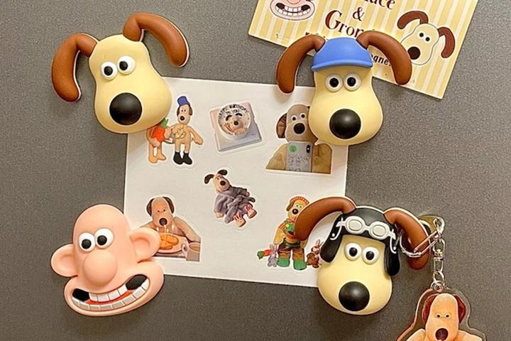 월레스와 그로밋 마그넷 자석 4P 세트