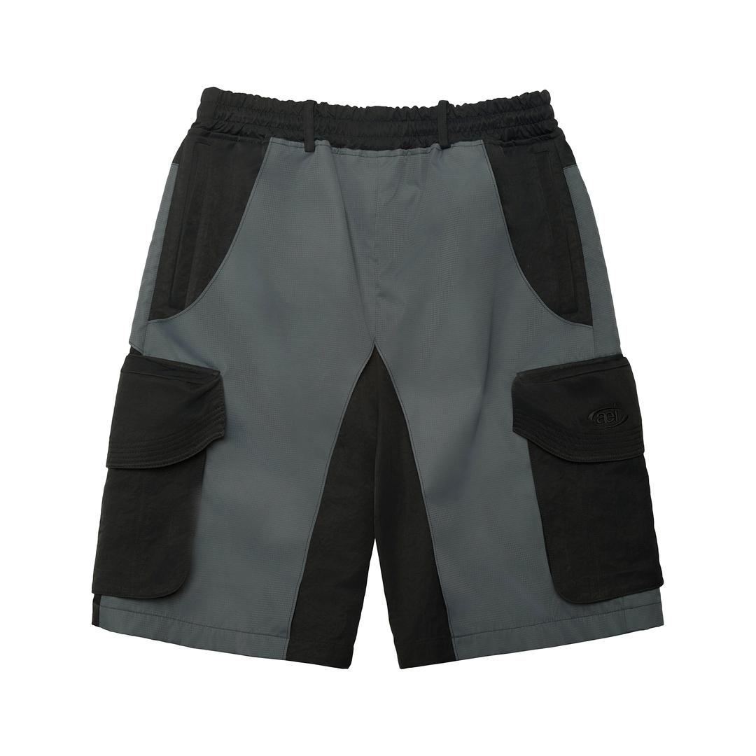 SYMBOL EMBROIDERY SHORTS PANTS [BLACK]