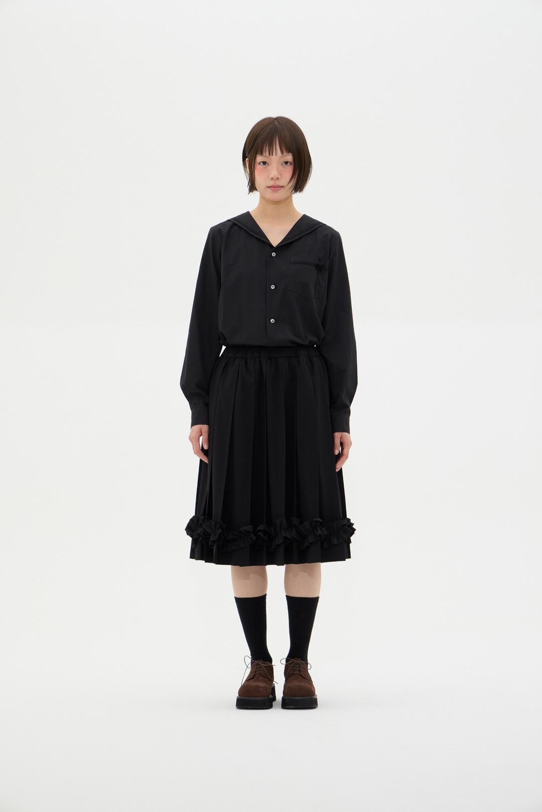 SWING GIRL PLEATS SKIRT (BLACK)