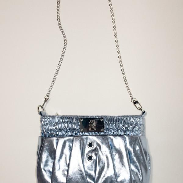 THE BOXER BAG MINI metal blue