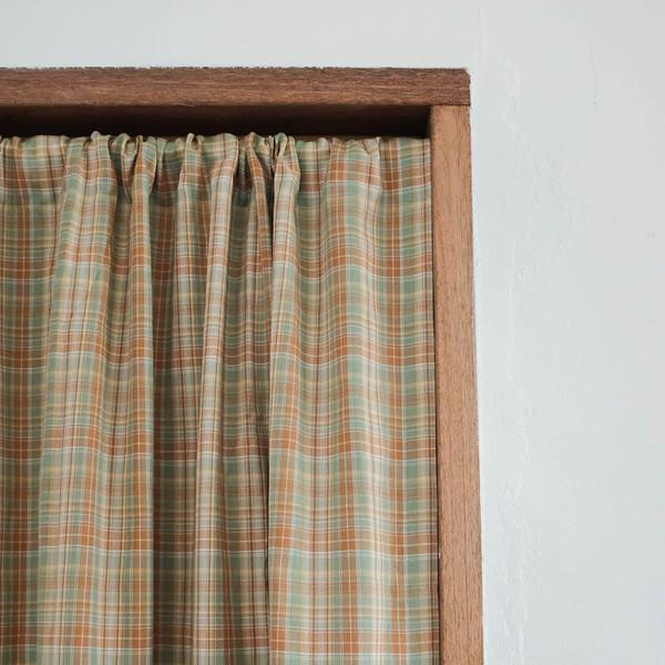 벤자민 체크 커튼 Benjamin check curtain