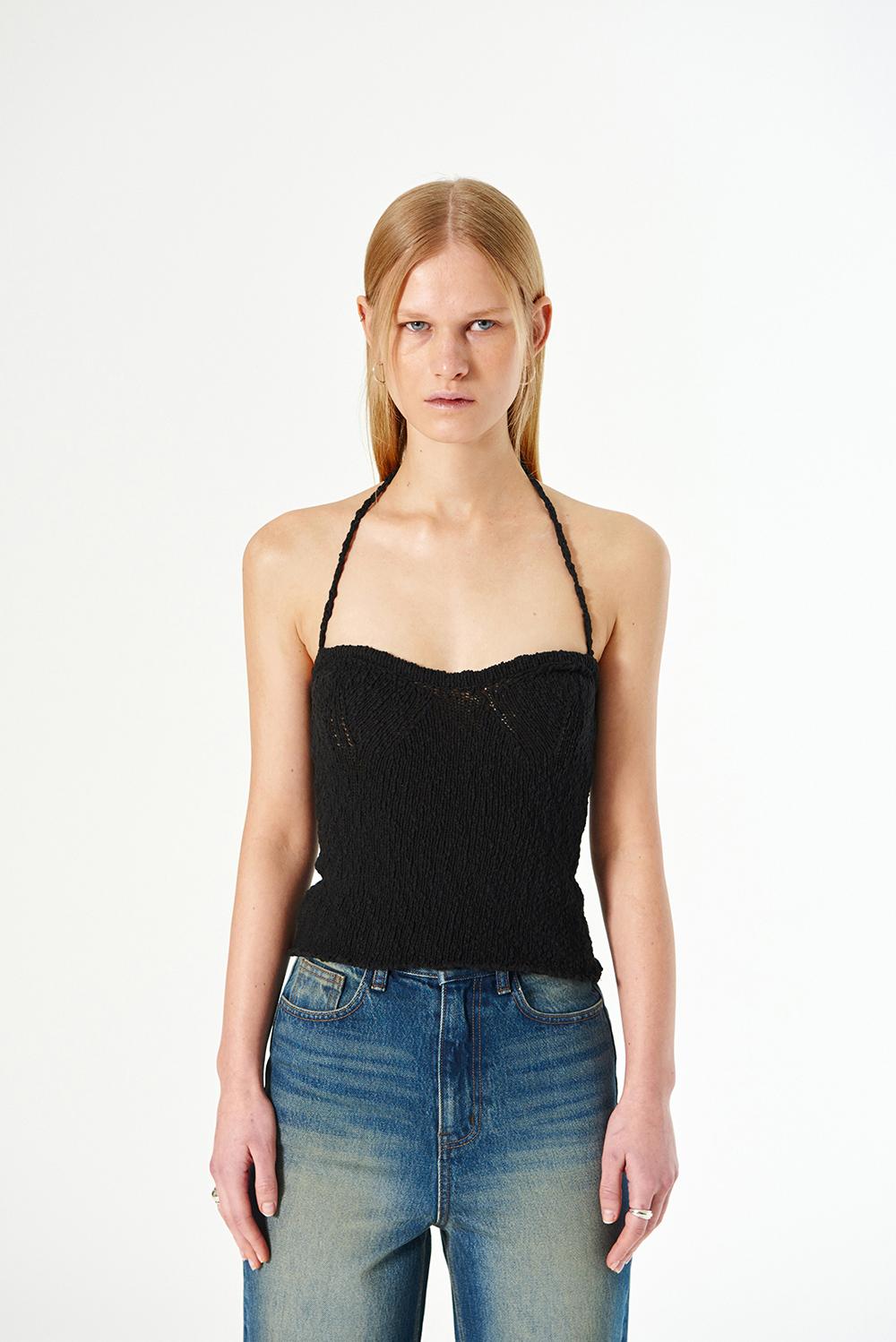 BODICE HALTER SLEEVELESS