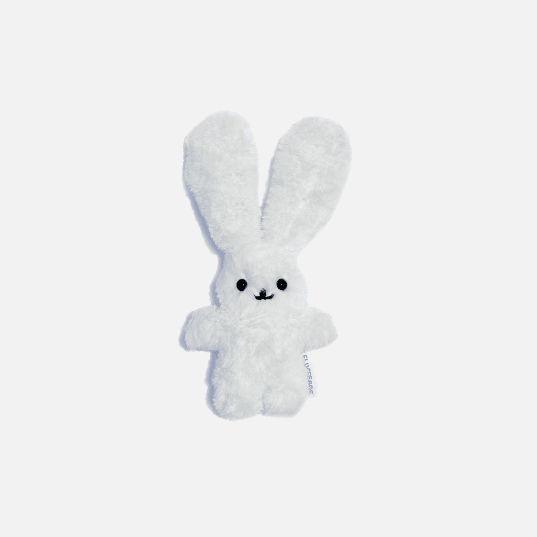 플러피스 인형키링 - 화이트