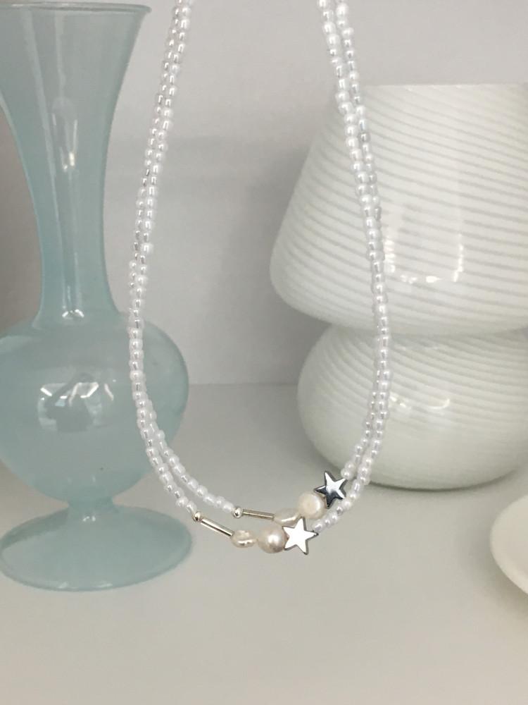 [necklace] 별과 진주가 모여 목걸이
