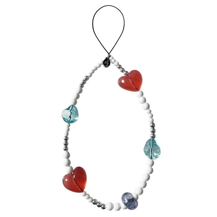 red heart phone strap B1