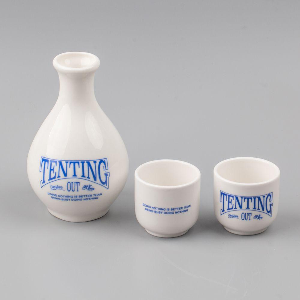 TENTING OUT 블루 세라믹 주병세트