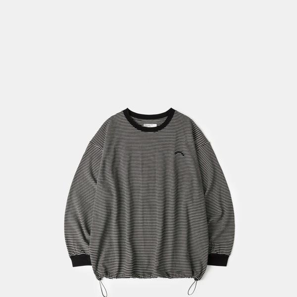 Double Stripe String Tee (Black)
