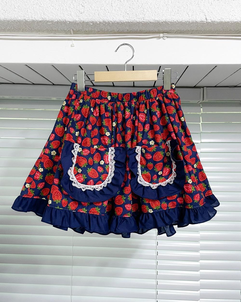 "I like strawberries\" Skirt