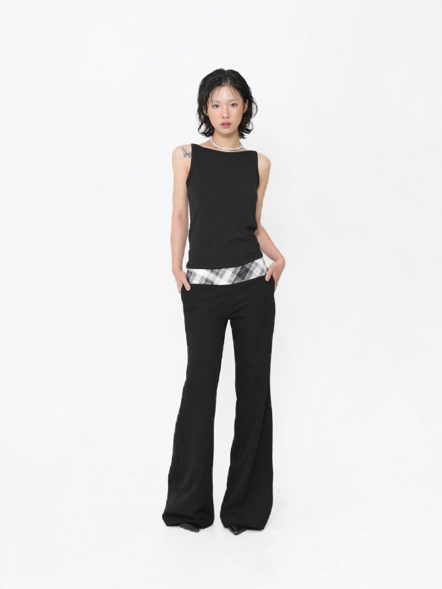 (바로 출고)Mono Check Casual Pants