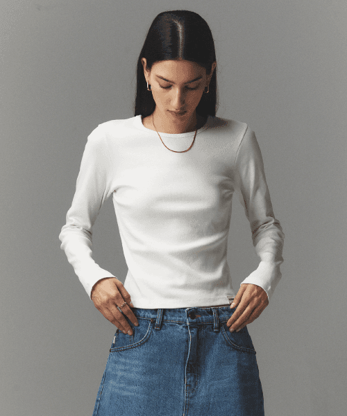 G CLASSIC LONG SLEEVE (WHITE)