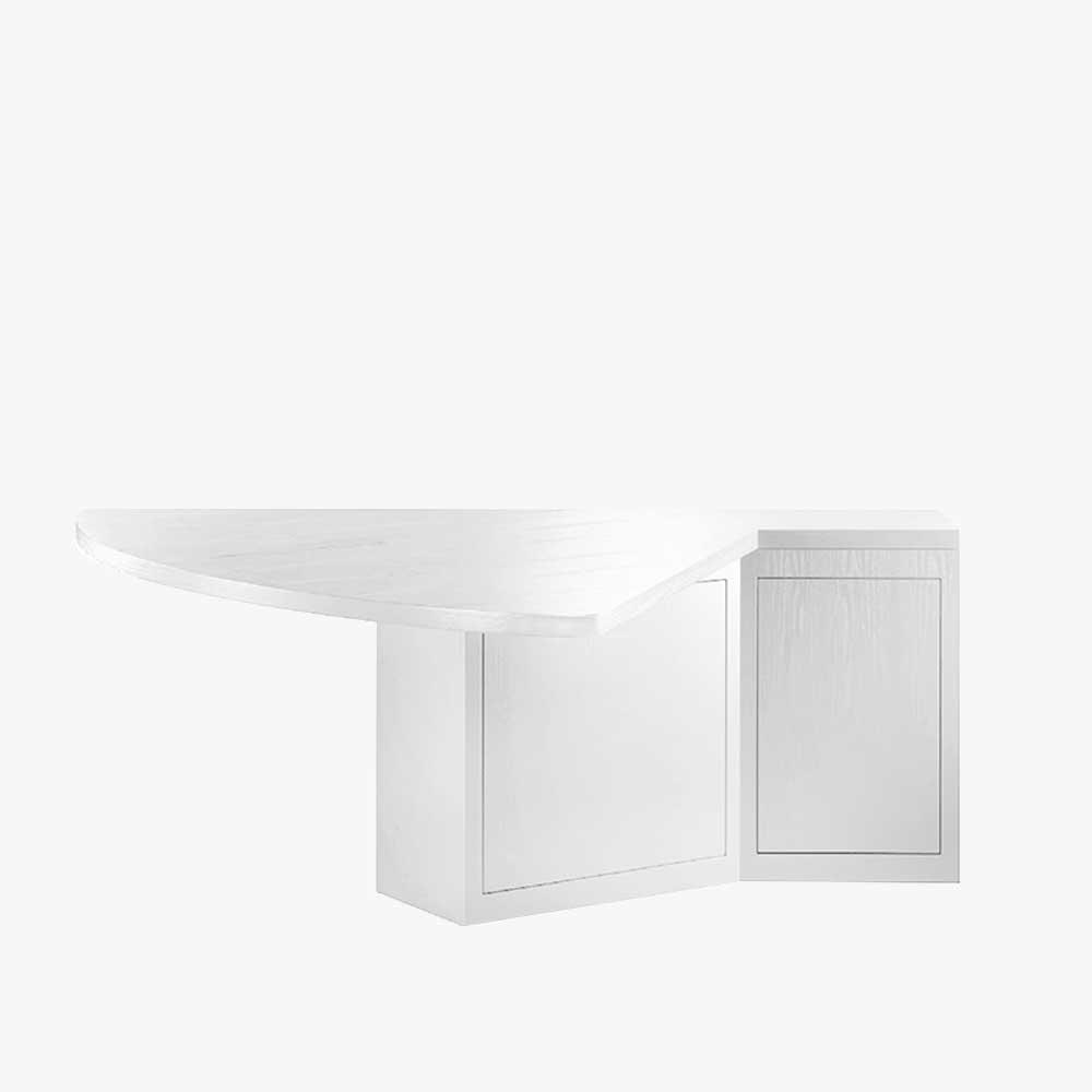 텍타 M1-2 Dining Conference Desk White