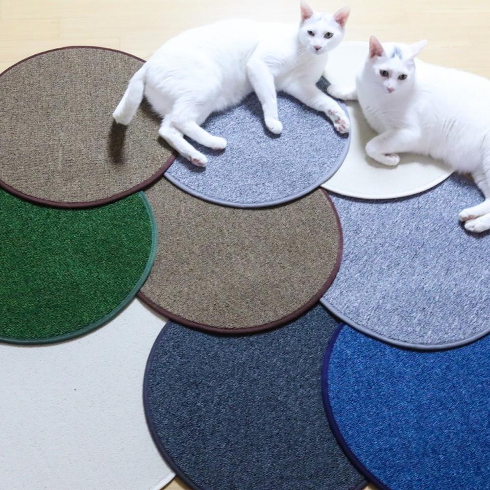 가르르 고양이 스크래쳐 카페트 주문제작 매트 원형30cm
