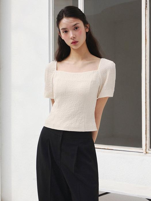 잇미샤 슬림핏 져지 블라우스 ITP5ZBL900