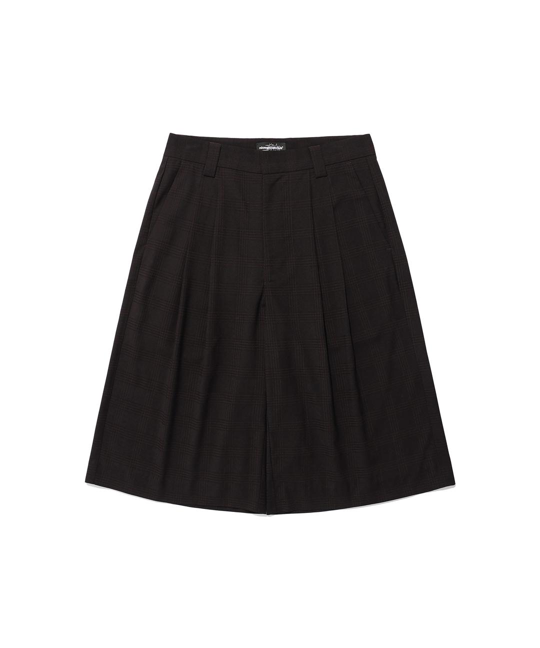 check tailored shorts[black]