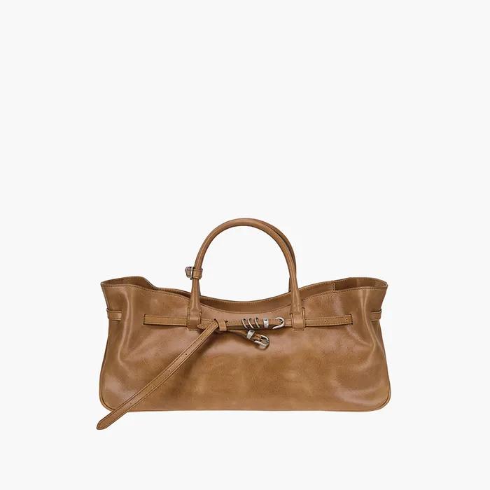 GRANDMA USED BAG_saddle brown pull-up