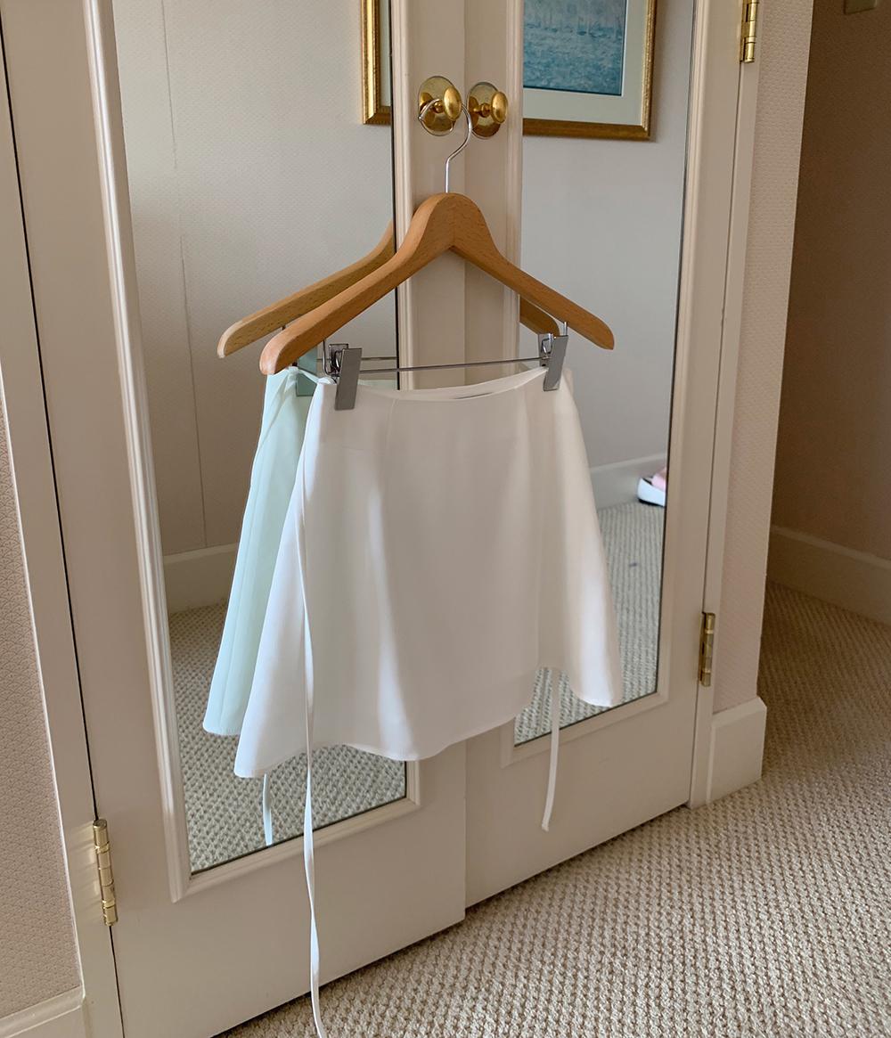 [제작]sheer flare skirt(2color)