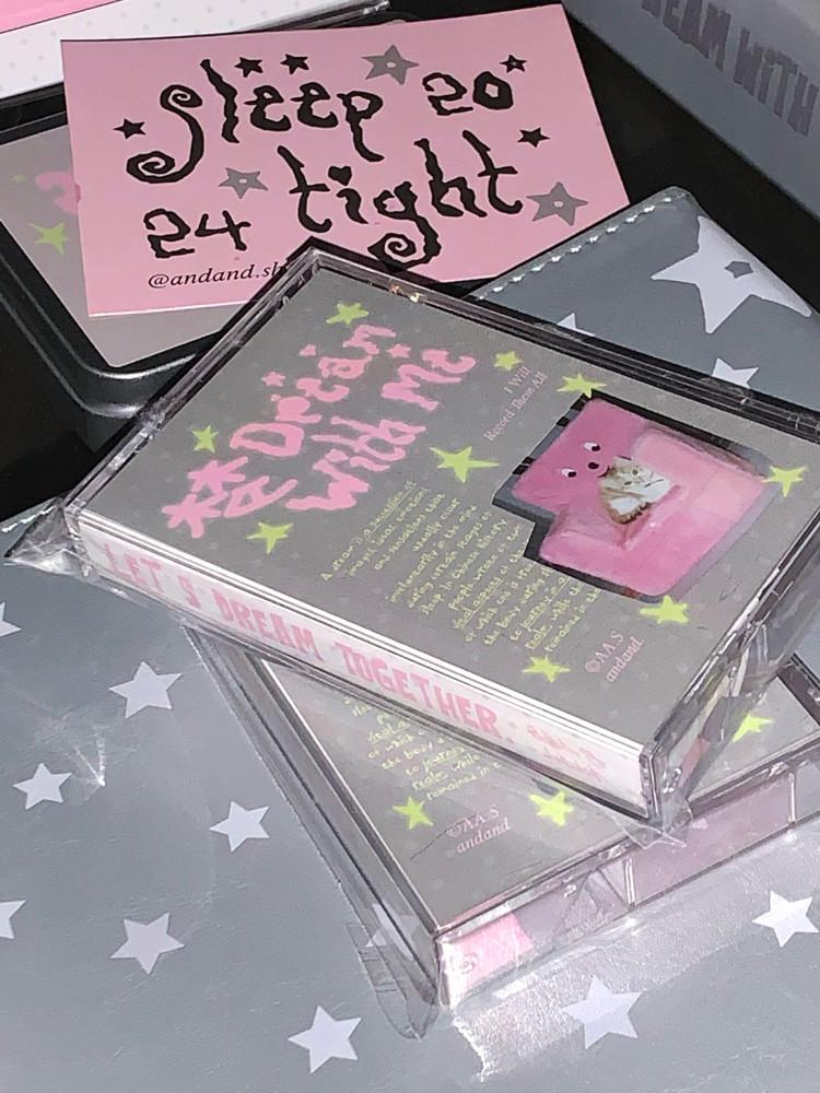 엔젤넘버 Dream Core 드림랜드 카세트 케이스 스티커 팩 52매