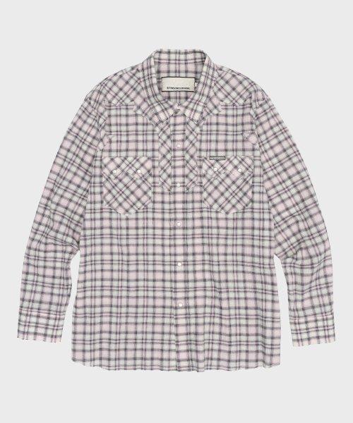 WESTERN CHECK SHIRTS PINK
