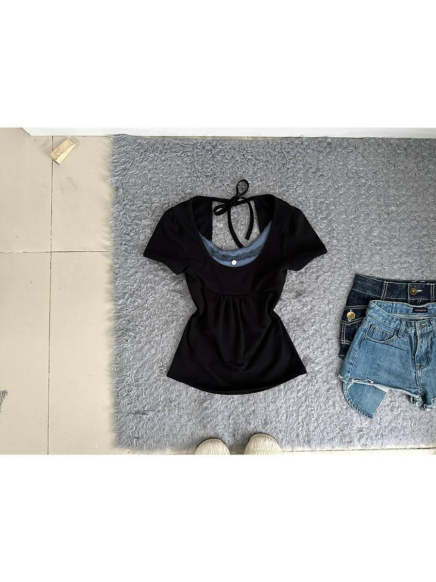 (8/7예약배송) Cotton layered blouse set