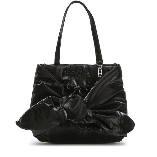 [RUBAN] 글로시 블랙 리본 토트백 MINI AAWA4F912BK