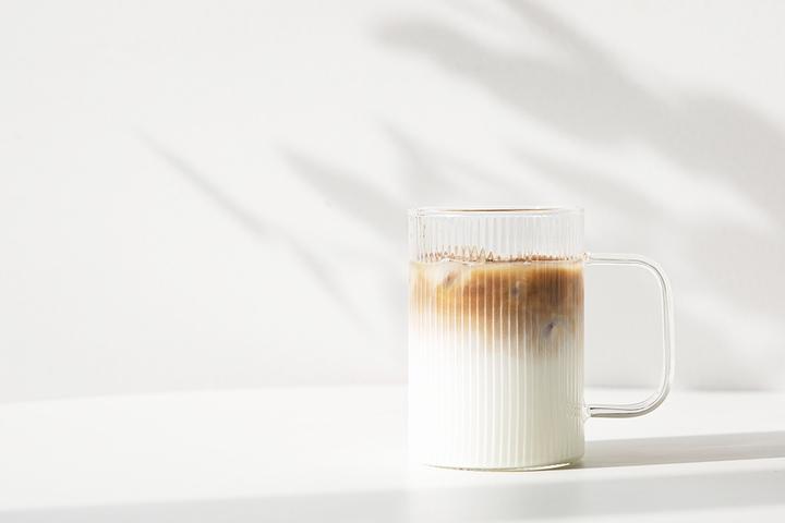 1+1 소소 내열유리 플리츠 머그컵 450ml