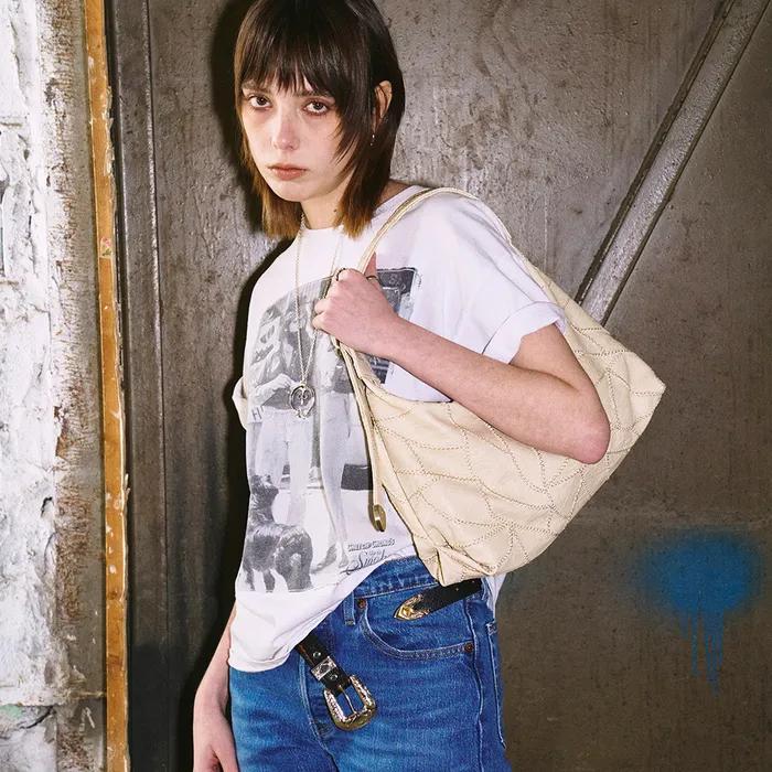 CACTUS HOBO BAG MINI [Butter Cream]