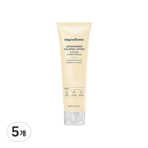 온그리디언츠 스킨 베리어 카밍 로션, 80ml, 5개 - 로션 | 쿠팡