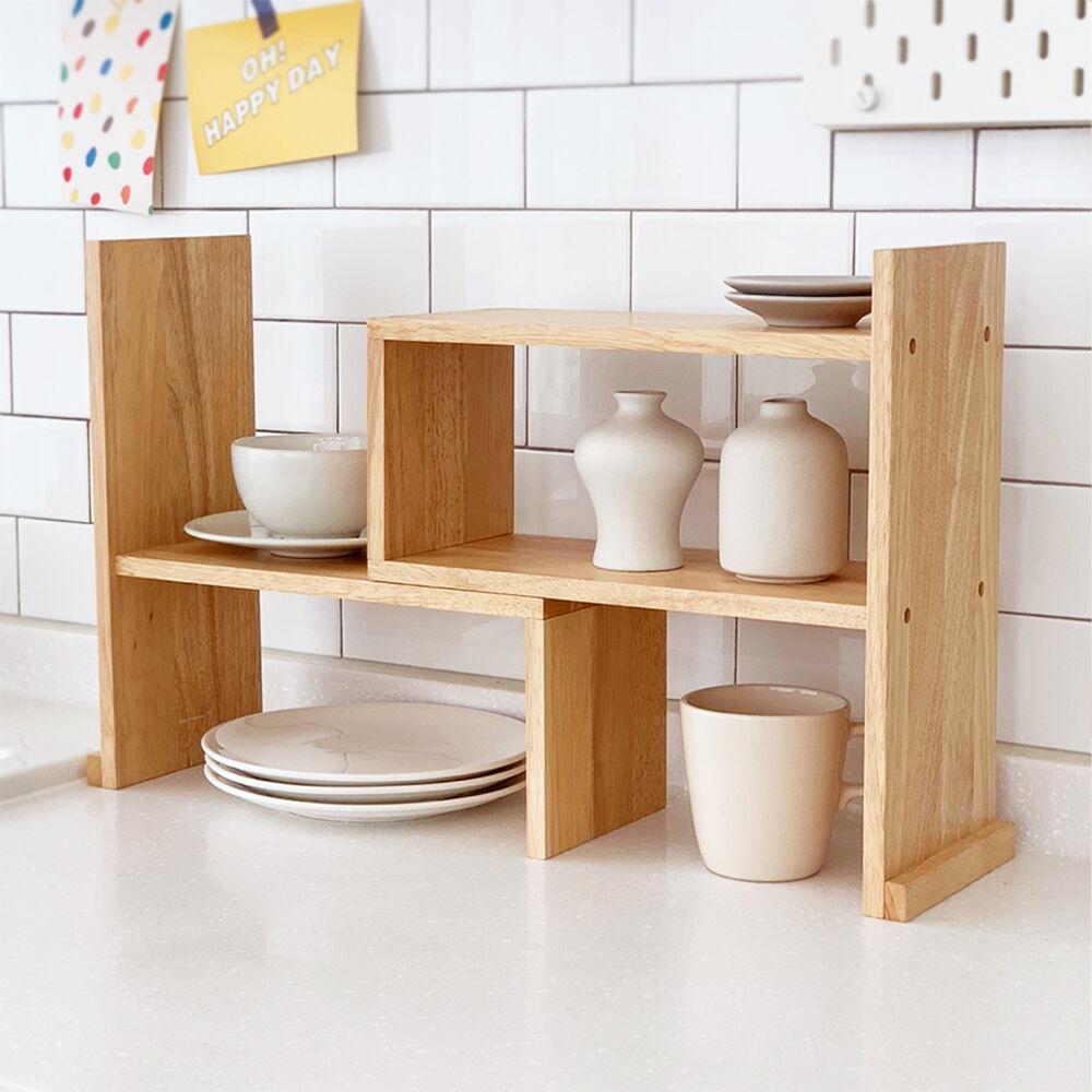원목 주방 모듈 선반 양념통 주방수납