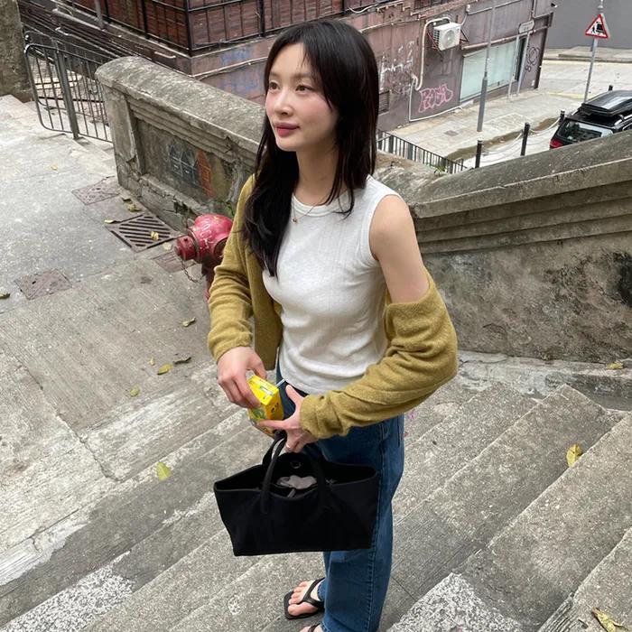 Step Sleeveless_White