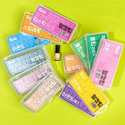 빅젤플러스 초보자용 투명 말캉팁 240p, 아몬드, 1개 - 네일팁 | 쿠팡