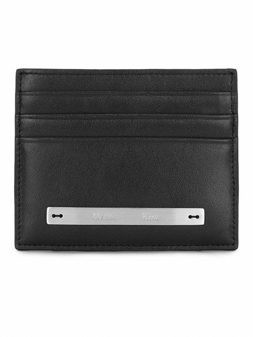 SLIM METAL CARD HOLDER IN BLACK