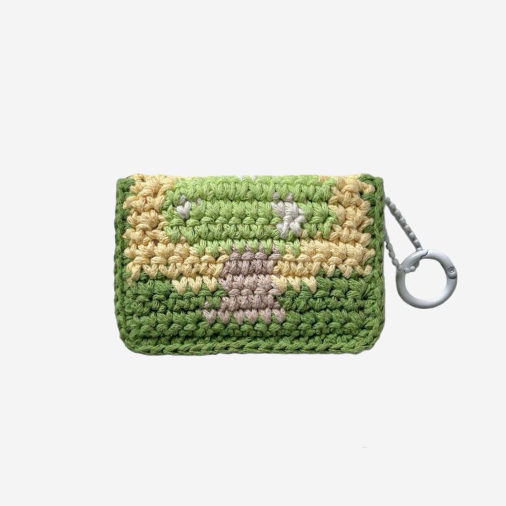 OIIT. green mushroom wallet