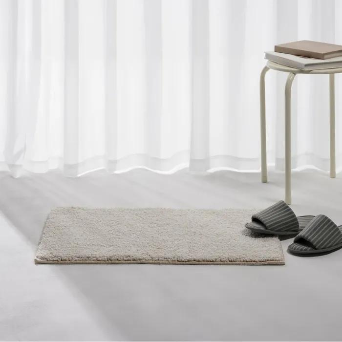 [JAJU/자주] 투톤 욕실매트_70X45cm_베이지