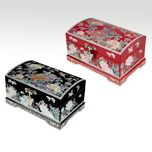 나전 목단 굴림 보석함