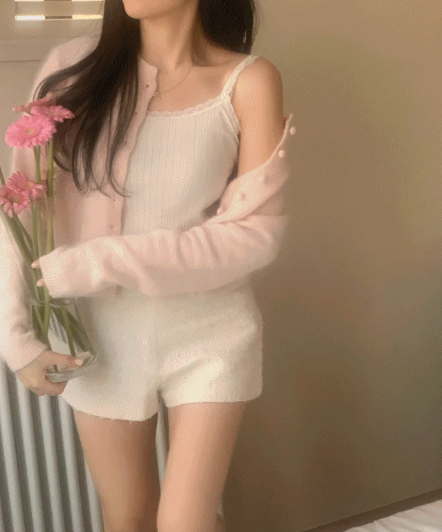 이븐 앙고라 가디건
