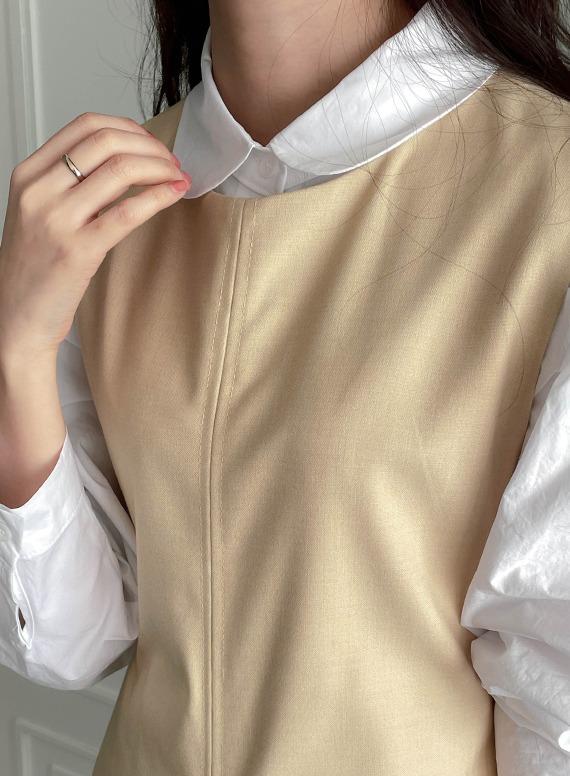 포니 러블리 라운드 블라우스