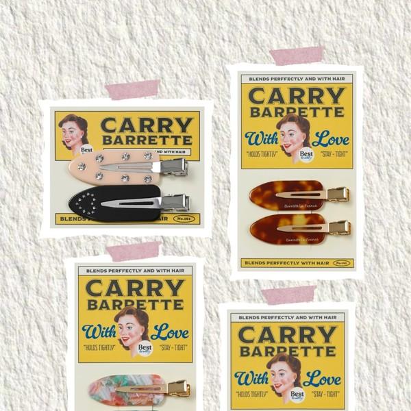 Carry Barrette Mini Hair Clip Set